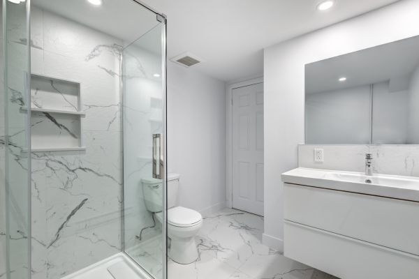 Basement Bathroom Construction in Redwood City